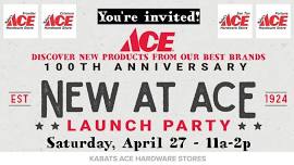 NEW AT ACE LAUNCH PARTY BBQ! Demos, Deals & Discovery!