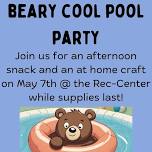 Beary cool pool party snack