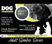 Adult Speaker Series - Dog Training