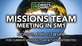 Missions Team Meeting