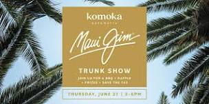 Maui Jim Trunk Show + BBQ at Komoka Optometry