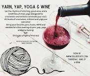 Yarn, Yap, Yoga, and Wine Event at SoLu!