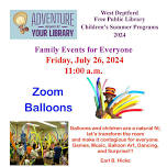 Family Events for Everyone - Zoom Balloons