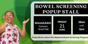 Bowel Screening Pop-up -Whangarei