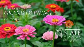 Slate Meadows GRAND OPENING Celebration!