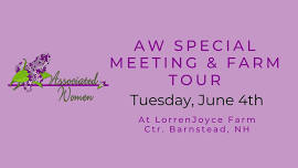 Associated Women Meeting & Farm Tour