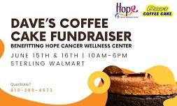 Live Dave's Coffee Cake Fundraiser