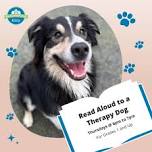 Read Aloud to a Therapy Dog for Grades 1 and up