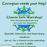 Climate Safe Neighborhood Workshop At The City of Covington, KY