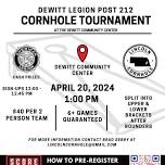 Dewitt Legion Cornhole Tournament