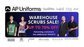 SCRUBS WAREHOUSE SALE: Kick Off 2024 with Up to 70% OFF! (Moncton, ON)