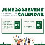 Weekend Events at Crazy Plant Lady Cafe (June 1st, 2nd)