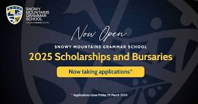 2025 Scholarships and Bursaries - Application Closing Date