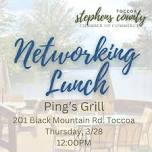 Networking Lunch — Toccoa-Stephens County Chamber of Commerce