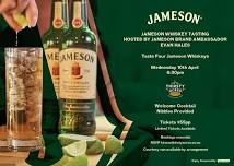 JAMESON Whisky Tasting with Jameson Ambassador Evan Hales - $55 per person BOOK TODAY!