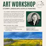 Stormy Landscape Acrylic Painting with Katie Daker