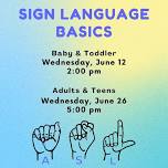 Basic Sign Language for Adults, Teens & Tweens