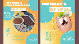 Monday • Mud Season • Food and Drink Specials