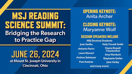 MSJ Reading Science Summit