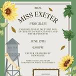 Miss Exeter Program Meeting