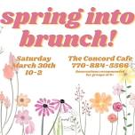 Spring Brunch @ The Concord Cafe