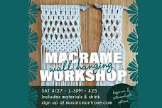 Macrame Wall Hanging Workshop