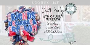 Scobey: 4th of July Wreath