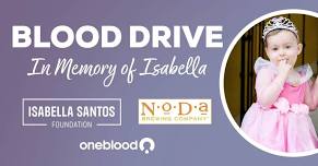 NoDa Brewing & Isabella Santos Foundation Blood Drive