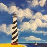 Lighthouse - Sip & Paint Canvas Class