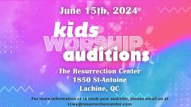 Kids Worship Auditions