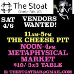 Metaphysical Market & The Cheese Pit @ The Stoat