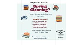 Spring Cleaning SAVERS Fundraiser