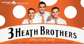 3 Heath Brothers in Concert - Killarney, MB