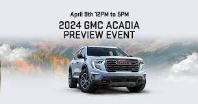 Unveiling: 2024 GMC Acadia Preview Event!