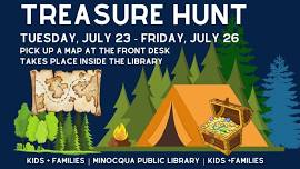 SRP | KIDS + FAMILIES | Treasure Hunt (Inside the Library)