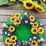 Cake Party - Sunflowers and Bees Wreath - 18th September 6.30-9pm - The Five Arrows, Waddesdon