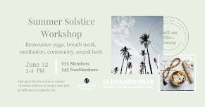 Summer Solstice Yoga Workshop