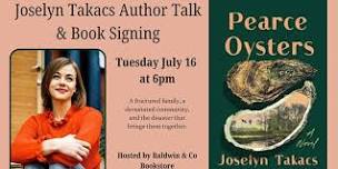 Joselyn Takacs Author Talk and Book Signing