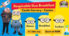 Despicable Duo Character Breakfast