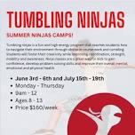 Tumbling Ninjas June Summer Camp!