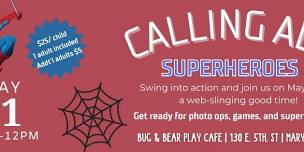 Hang out with Spidey at Bug & Bear Play Cafe