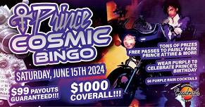 Prince Themed Cosmic Bingo