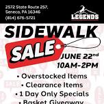 Seneca Location Sidewalk Sale