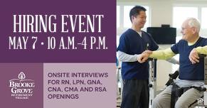 Hiring Event at Brooke Grove Retirement Village