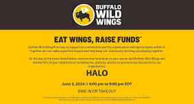 Eat Wings, Support HALO