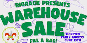 Ricrack's Huge Warehouse Sale Early Access