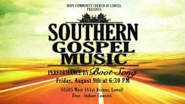 Southern Gospel Music By Boot Song - Free Indoor Concert