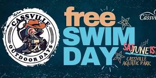 Aquatic Park Free Swim Day-Sponsored by City of Cassville