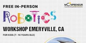 In-Person Free Robotics Workshop For Kids At Emeryville, CA (7-14 Yrs)