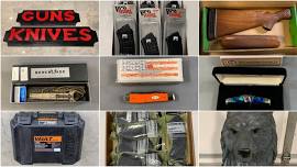 Shinnston, WV – Spring Gun & Ammo Auction – Session 3 of 3 – Knives, Scopes, Barrels, Magazines, and